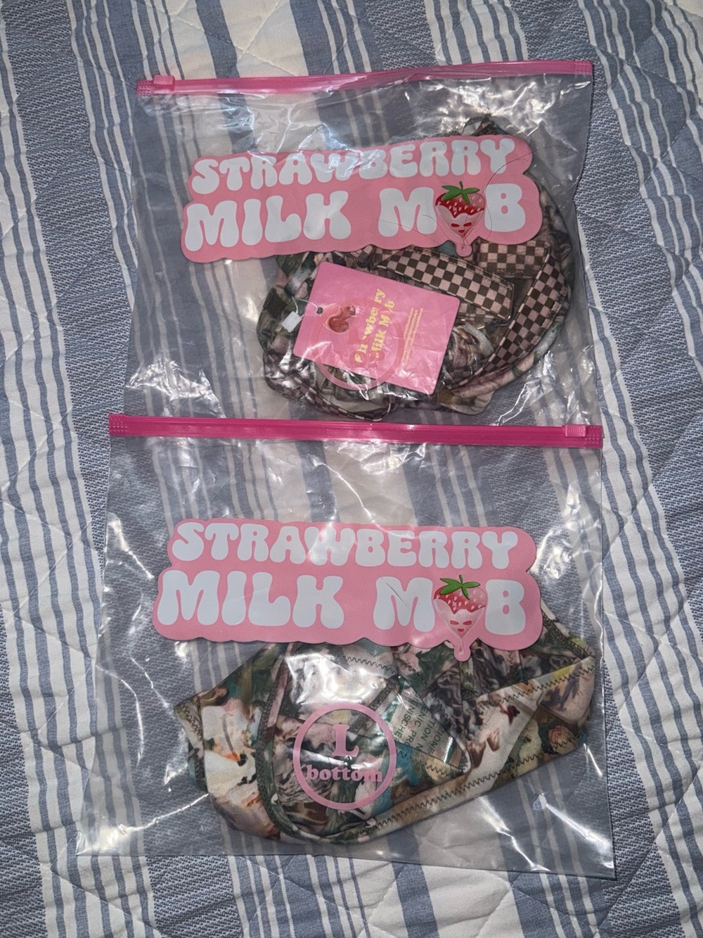 Brand New Strawberry Milk Mob Bikini